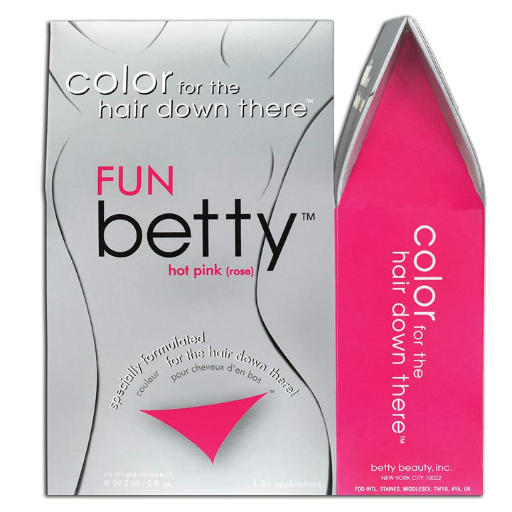 Betty Beauty Fun (Hot Pink) Betty - Color For The Hair Down There Hair Coloring Kit