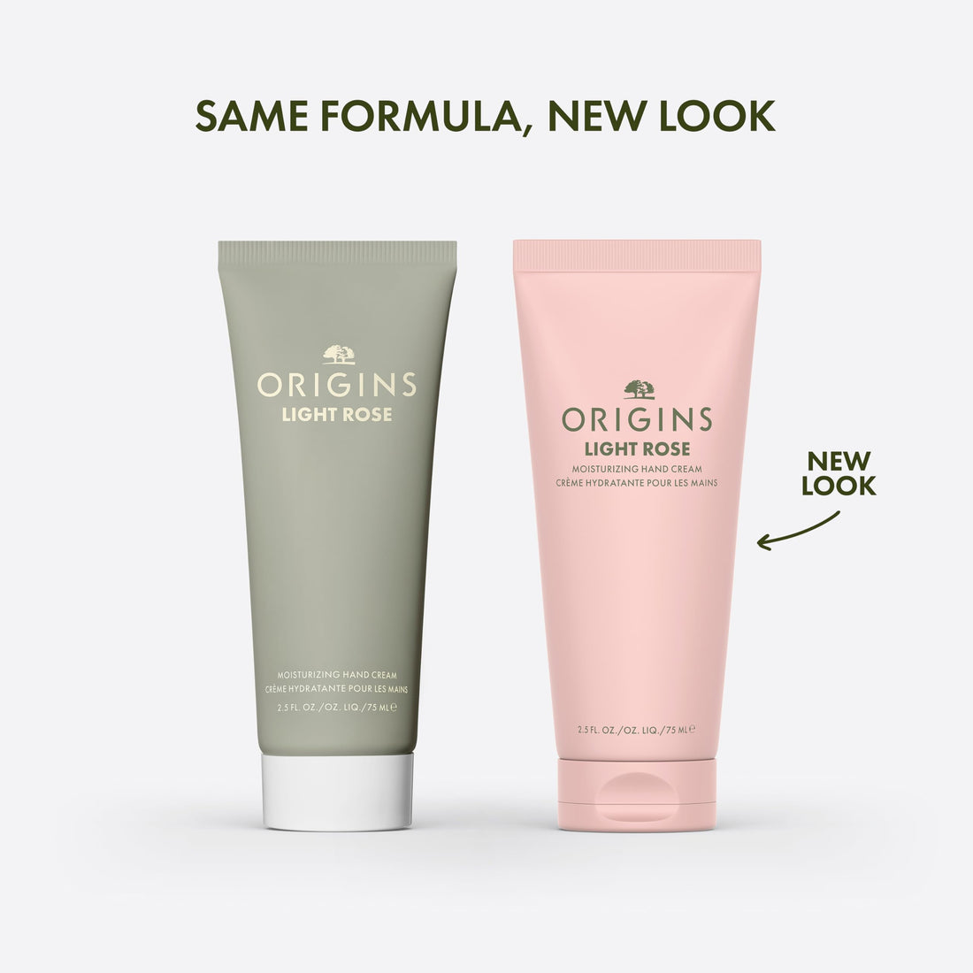 Origins Light Rose Moisturizing Hand Cream | Hydrates & Softens Dry Skin | With Plant-Derived Glycerin, Travel Size, 2.5 Fl Oz