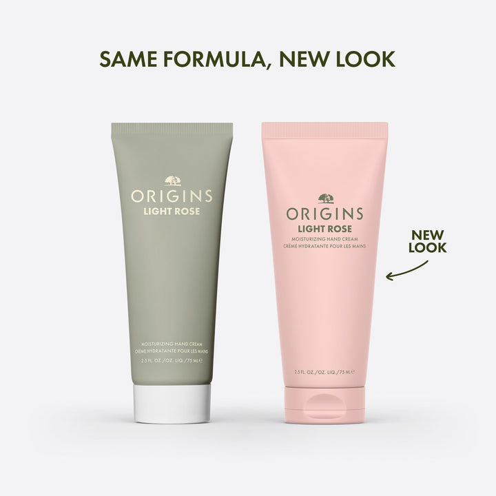 Origins Light Rose Moisturizing Hand Cream | Hydrates & Softens Dry Skin | With Plant-Derived Glycerin, Travel Size, 2.5 Fl Oz