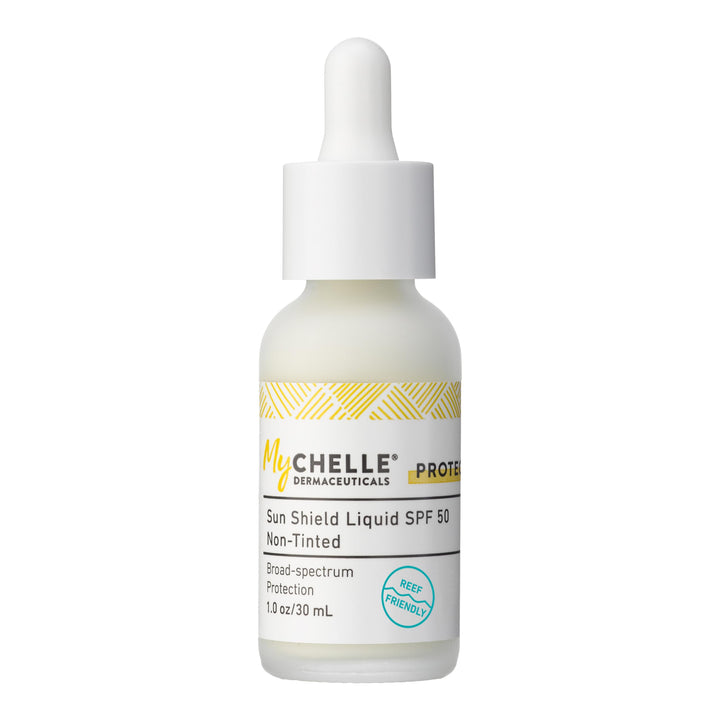 Spf 50, Non-Tinted: Mychelle Dermaceuticals Sun Shield Liquid Tint Spf 50, Non-Tinted, 1 Ounce