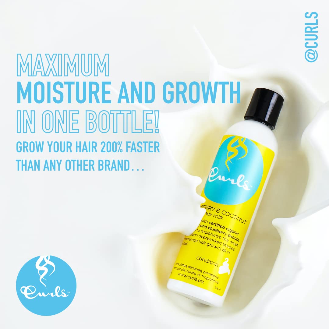 Curls Blueberry & Coconut Hair Milk 8oz