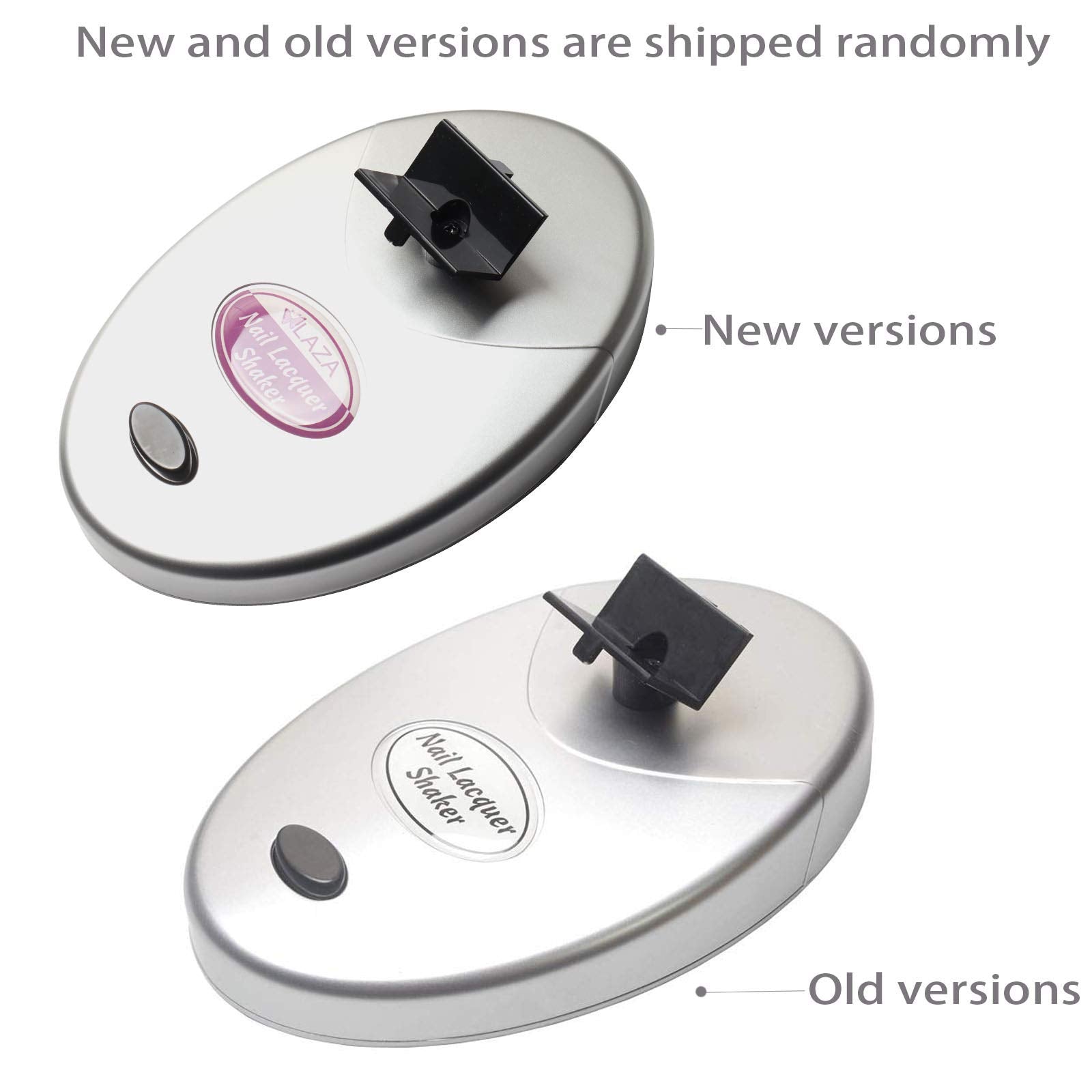 Laza Nail Lacquer Shaker Nails Gel Polish Varnish Adjustable Bottle Shaking Machine Shake Evenly Tools for Nails Art - Sliver