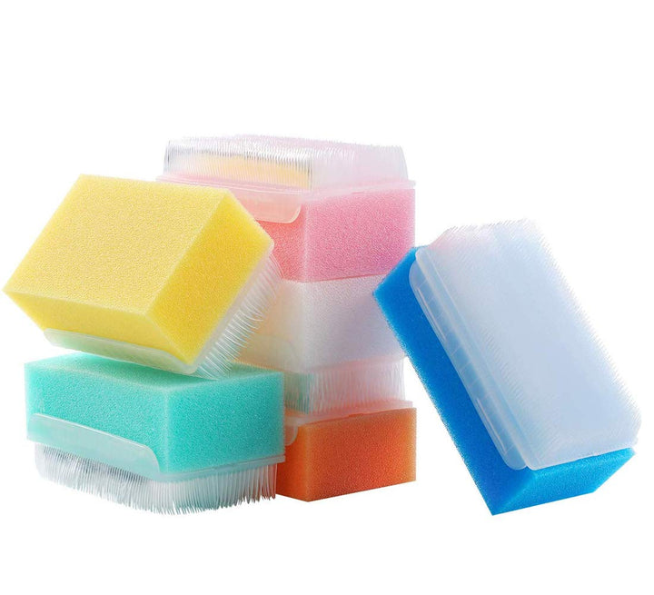 12PCS Sterile Bath Sponge & Sensory Brush, MELONSUN Baby Bath Scrubber.