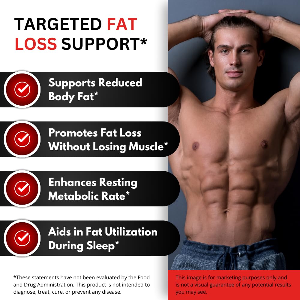 UNALTERED Belly Fat Burner for Men - Natural Weight Loss Pills to Support Reduced Body Fat, Preservation of Lean Muscle Mass, and a Healthy Metabolism - CLA Dietary Supplement - 90 Softgel Capsules