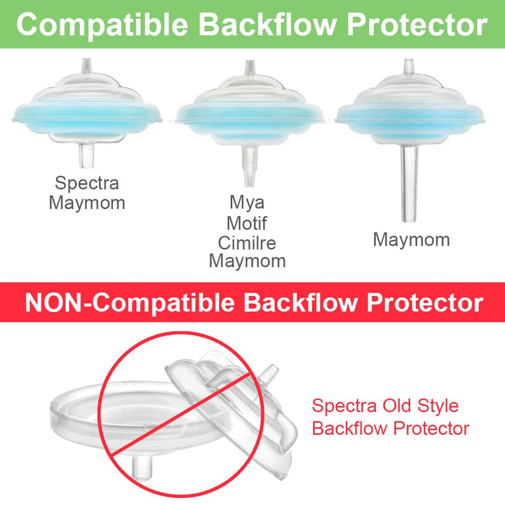 Maymom Silicone Membrane; Designed for Spectra S1 Spectra S2, 9 Plus Backflow Protector and Maymom Backflow Protectors, Long, Short and Medium; Not Original Spectra S2 Accessories or Spectra Pump Part