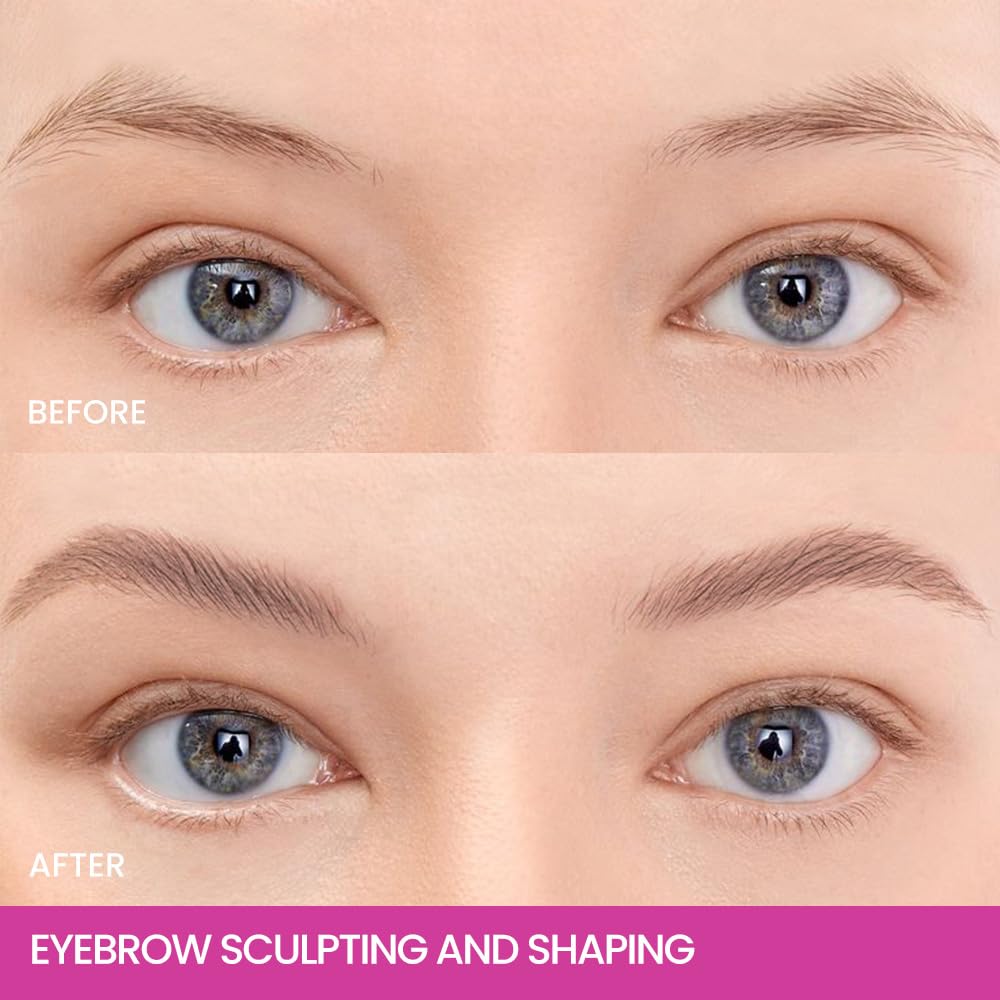 Kaely PROFESSIONAL MAKEUP Brow Glue,Tinted Eyebrow Gel,Eyebrow Mascara Waterproof,gel para cejas a prueba de agua,Eye Brow Fast Sculpt,Vegan & Cruelty-Free,1Pcs-03 Medium Brown