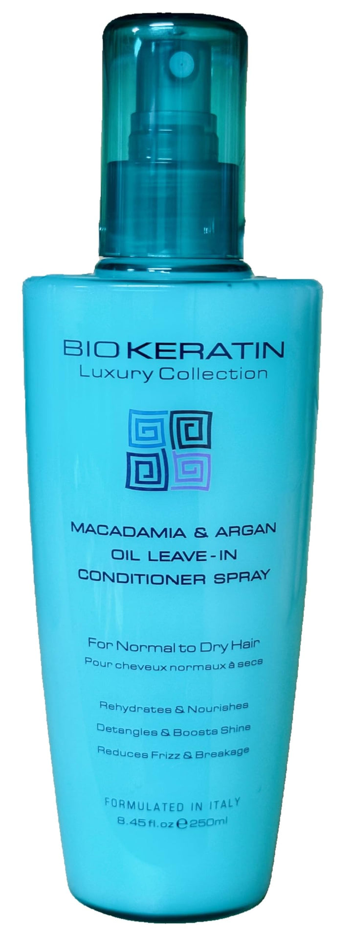 Bio Keratin Luxury Collection Macadamia & Argan Oil Leave-in Conditioner Spray 8.45 fl oz, 250 ml