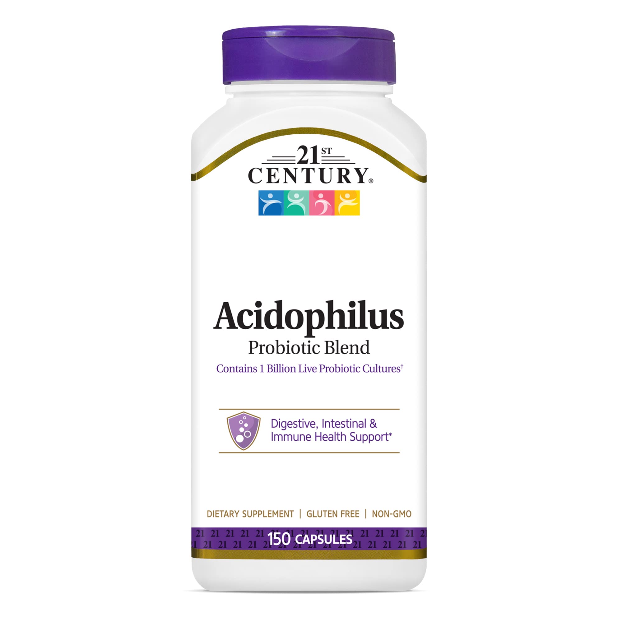 21st Century Acidophilus Probiotic Blend Capsules, 150 Count