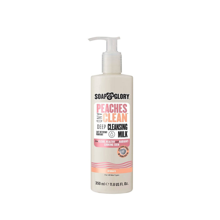Soap And Glory Peaches And Clean 4-in-1 Wash-Off Deep Cleansing Milk 350ml