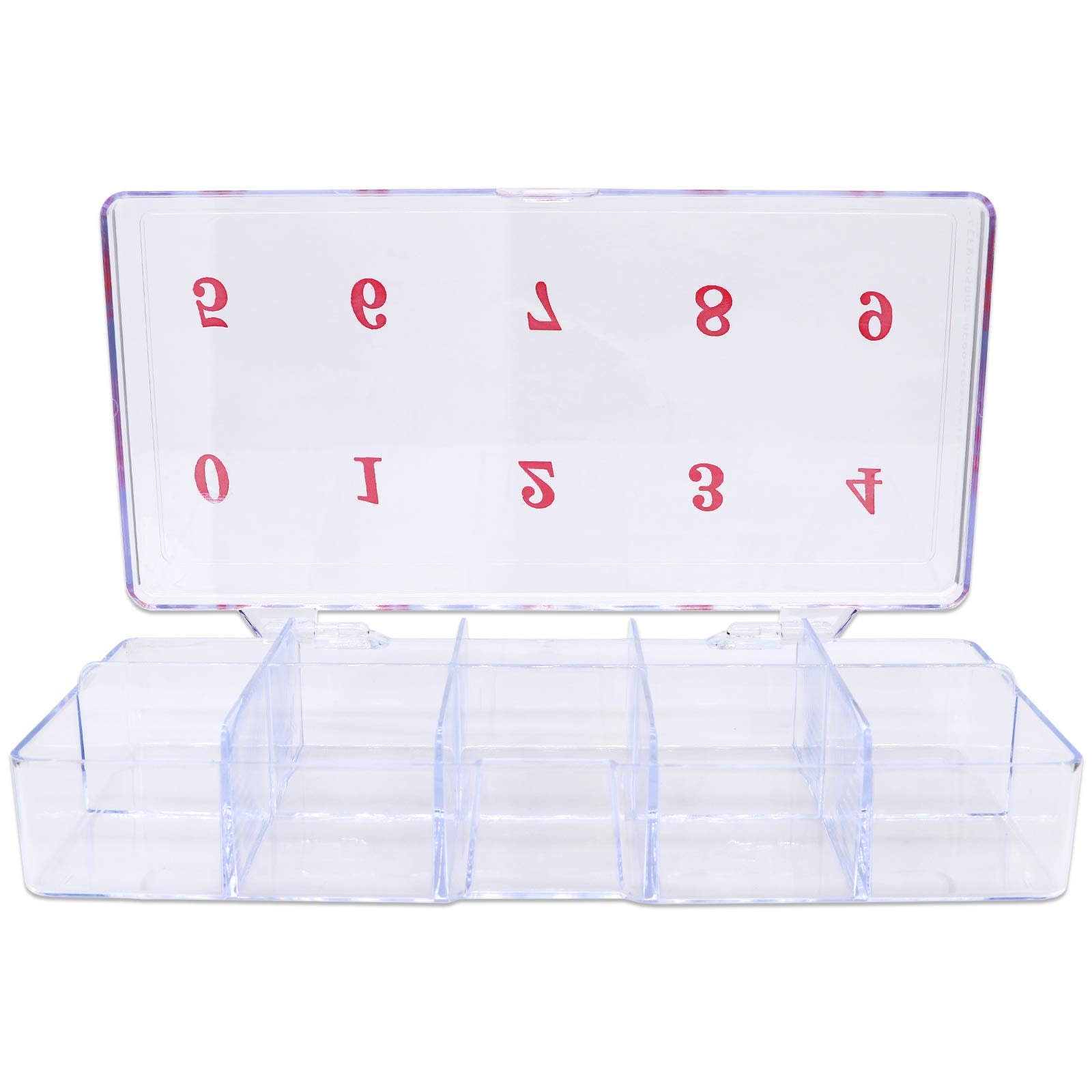 1p Empty Storage Box Case Container Compartment for Nail Art Tips Good Quality