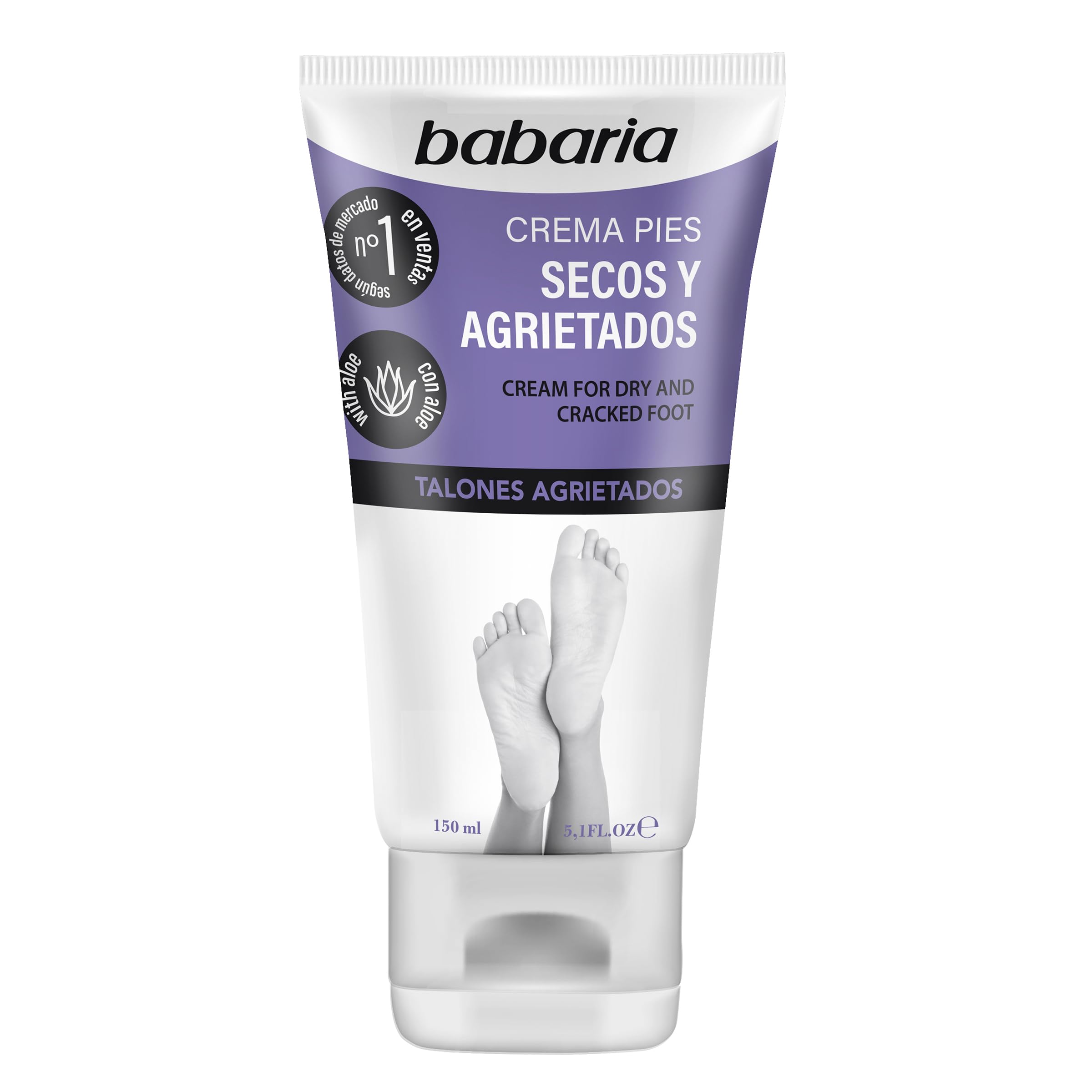 Babaria Aloe Vera Cracked Heel and Very Dry Foot Cream 150ml