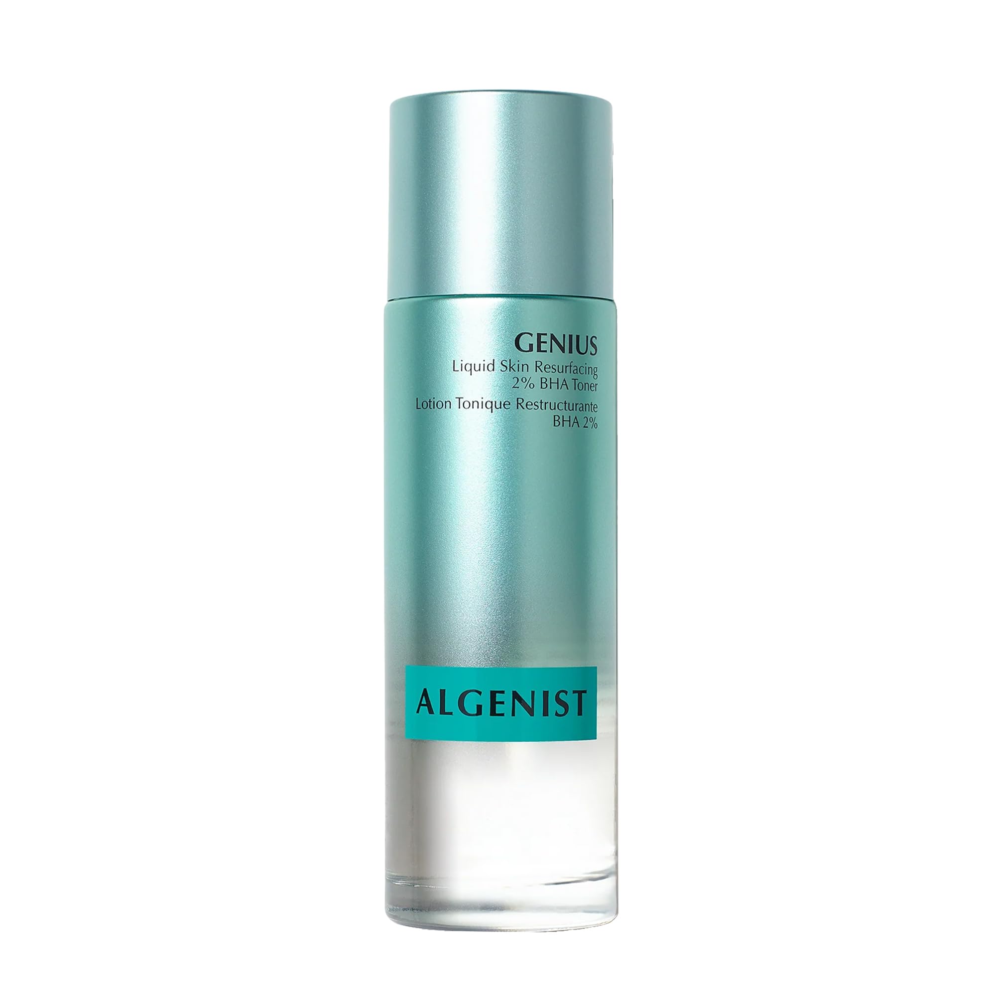 Algenist GENIUS Liquid Skin Resurfacing 2% BHA Toner - Facial Exfoliator for Fine Lines and Wrinkles - Collagen for Skin & Pore Refining Toner (100ml)