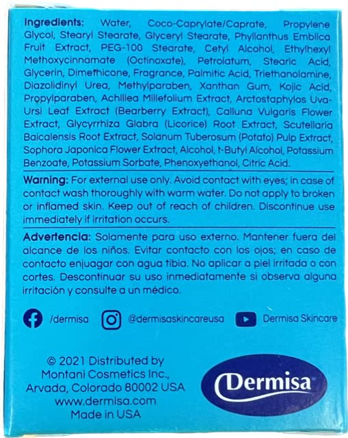 Dermisa Brightening Cream, 1.5 Ounce