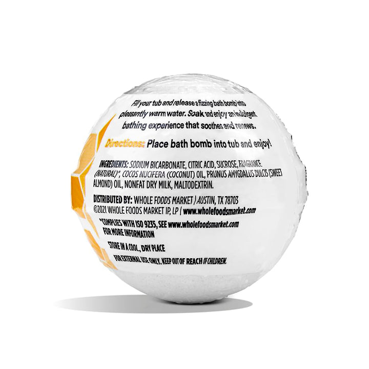 365 by Whole Foods Market, Fizzing Bath Bomb, Milk & Honey, 2.8 Ounce