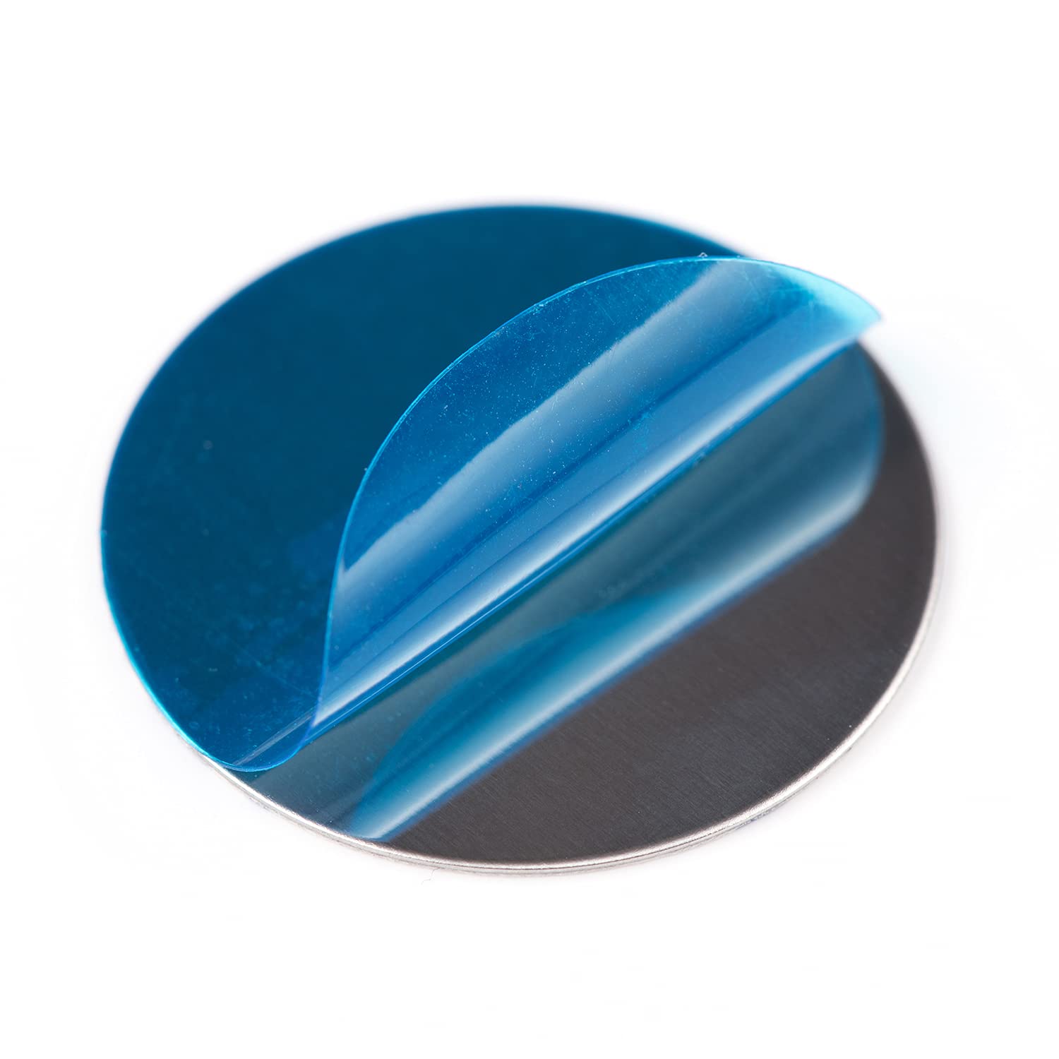 Allwon 56Pcs Metal Stickers for Magnetic Palette Empty Eyeshadow Makeup Palette + Depotting Spatula (28Pcs Round + 28Pcs Square)