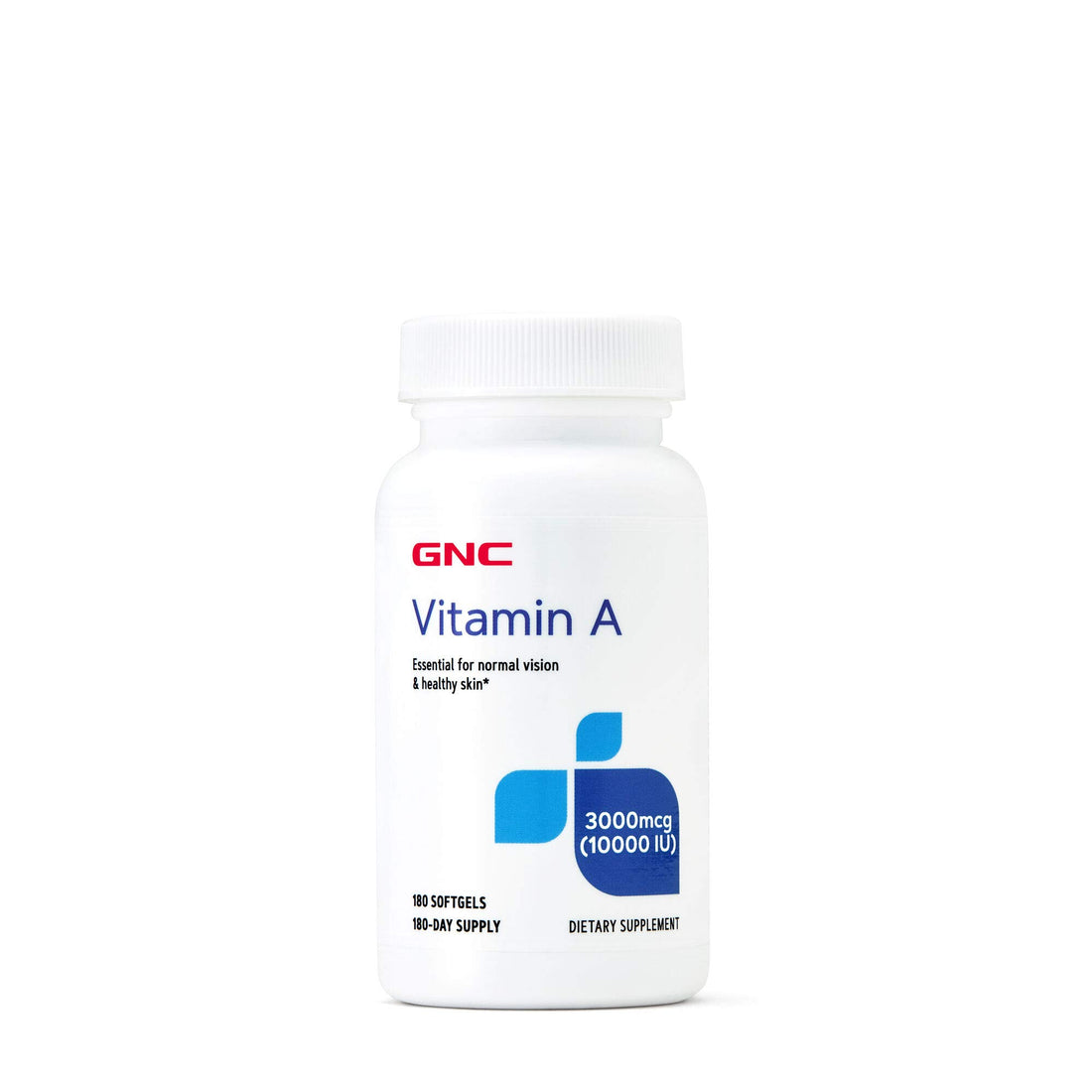 GNC Vitamin A 3000mcg Supplement, Supports Normal Vision and Healthy Skin, 180 Servings