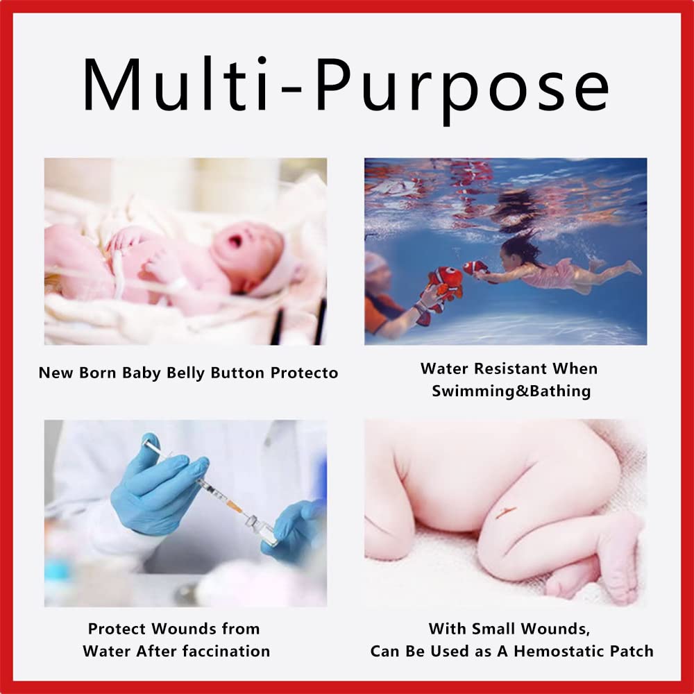 Topwon Baby Navel Sticker Waterproof Swimming and Bathing Umbilical Cord Patch 20 Pieces