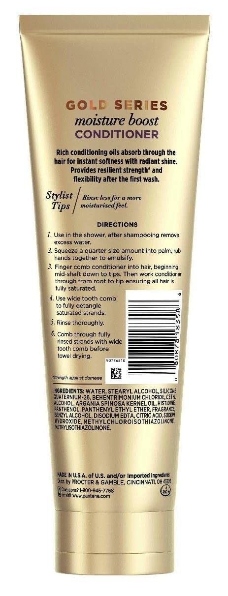 Pantene Gold Series Conditionr Moist Boost 8.4 Ounce Tube