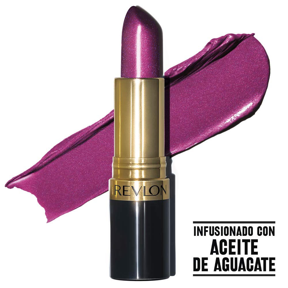 Revlon Super Lustrous Lipstick, Creamy Formula For Soft, Fuller-Looking Lips, Moisturized Feel, 457 Wild Orchid, 0.15 oz