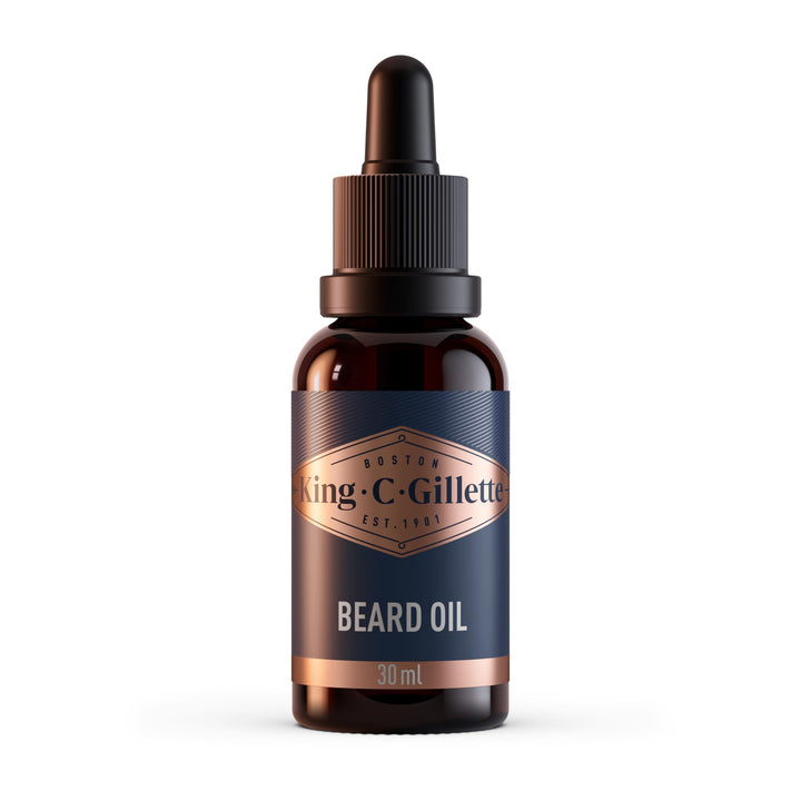 King C. Gillette Beard Oil, Infused with Argan, Jojoba, Avocado, Macadamia Seed and Almond Oils