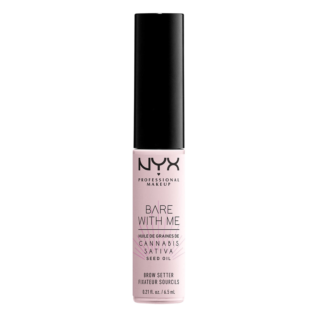 NYX PROFESSIONAL MAKEUP Bare With Me Cannabis Sativa Seed Oil Brow Setter, Eyebrow Gel