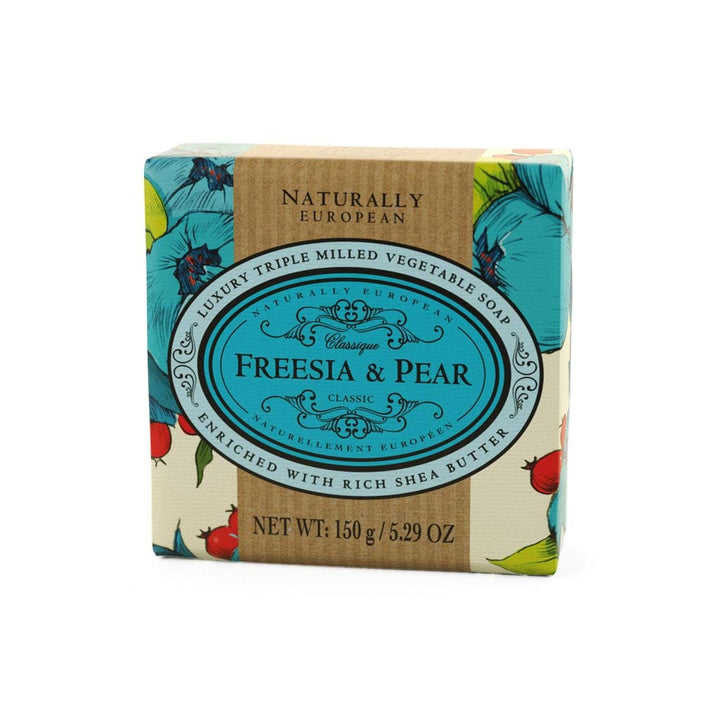 Naturally European - Soap - Freesia & Pear, 230 G / 8 Oz