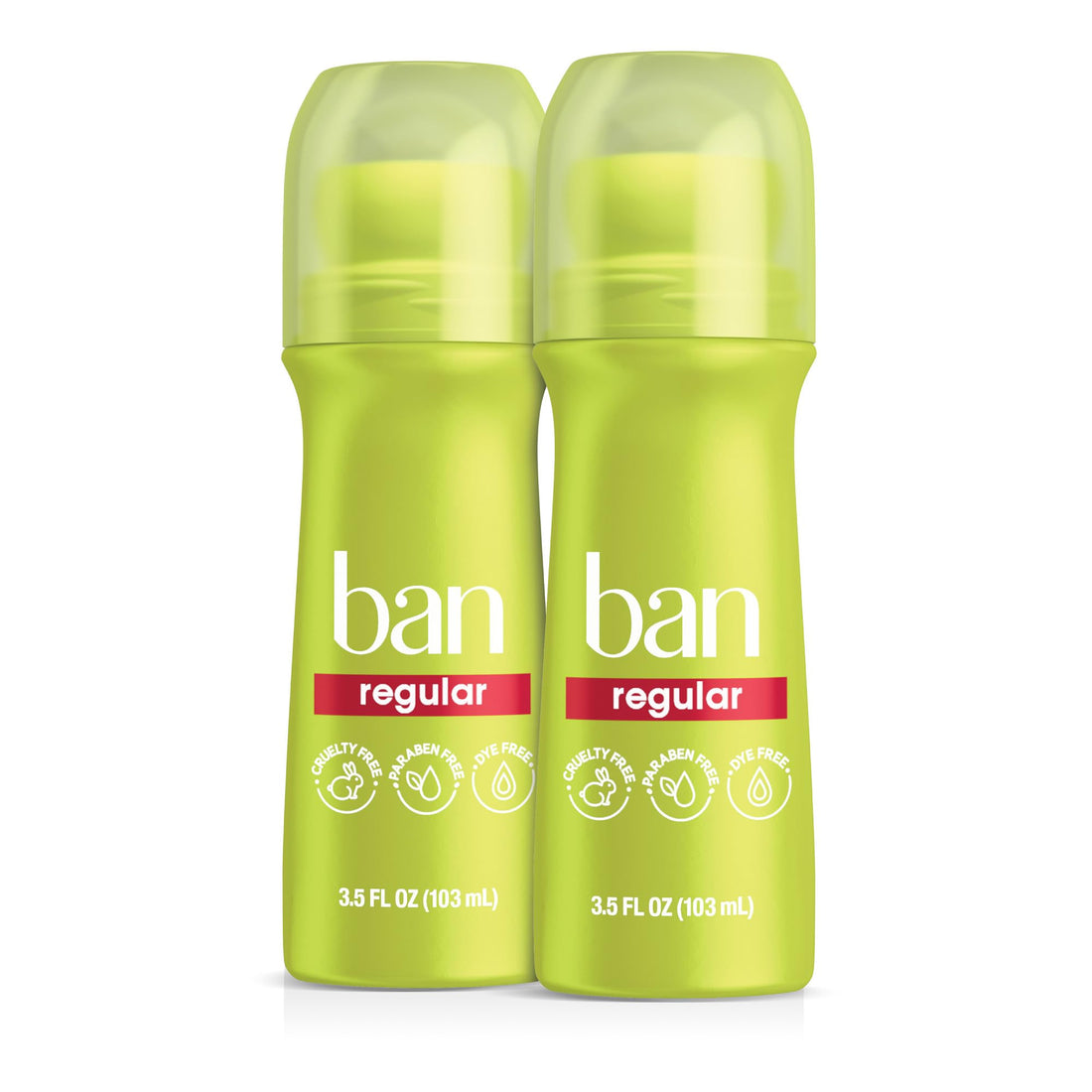Ban Roll-On Regular Deodorant Twin Pack (2pc - 3.5 Ounce)