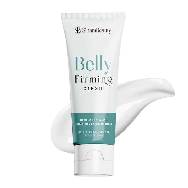 Sinam Beauty B Flat Belly Toning Cream - Skin Fortifying & Moisturizing Lotion, Pregnancy Skin Firming, Belly Firming Cream, 120 ML