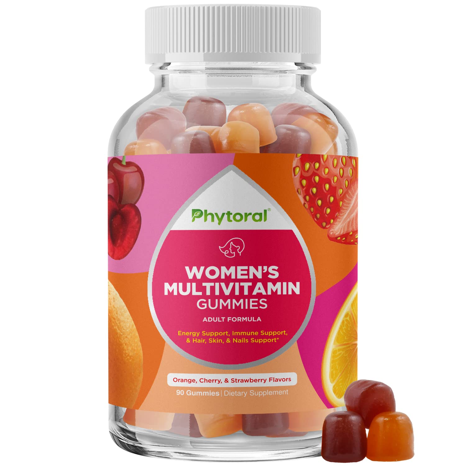 Womens Multivitamin Gummy Vitamins for Adults - Natural Multivitamin for Women Gummies and Natural Immune System Booster - Womens Gummies Adults Complete with Zinc