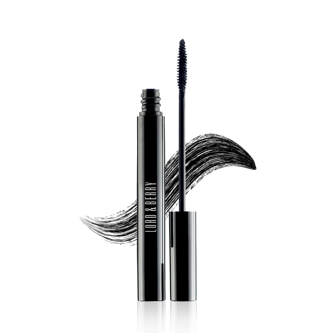 Lord & Berry BACK IN BLACK, Nourishing Voluminous Hydrating Mascara Infused With Rice Bran Extracts, Deep Black