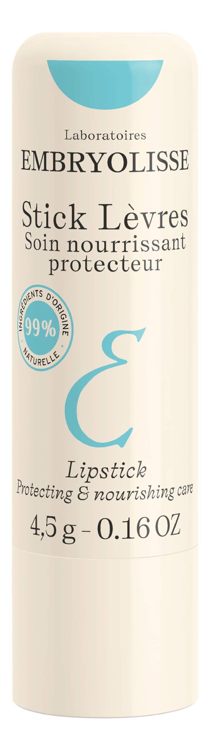 Embryolisse Protective Repair Lip Balm. Shea Butter Care for Hydration and Protection of Chapped and Dry Lips, 0.16 oz.