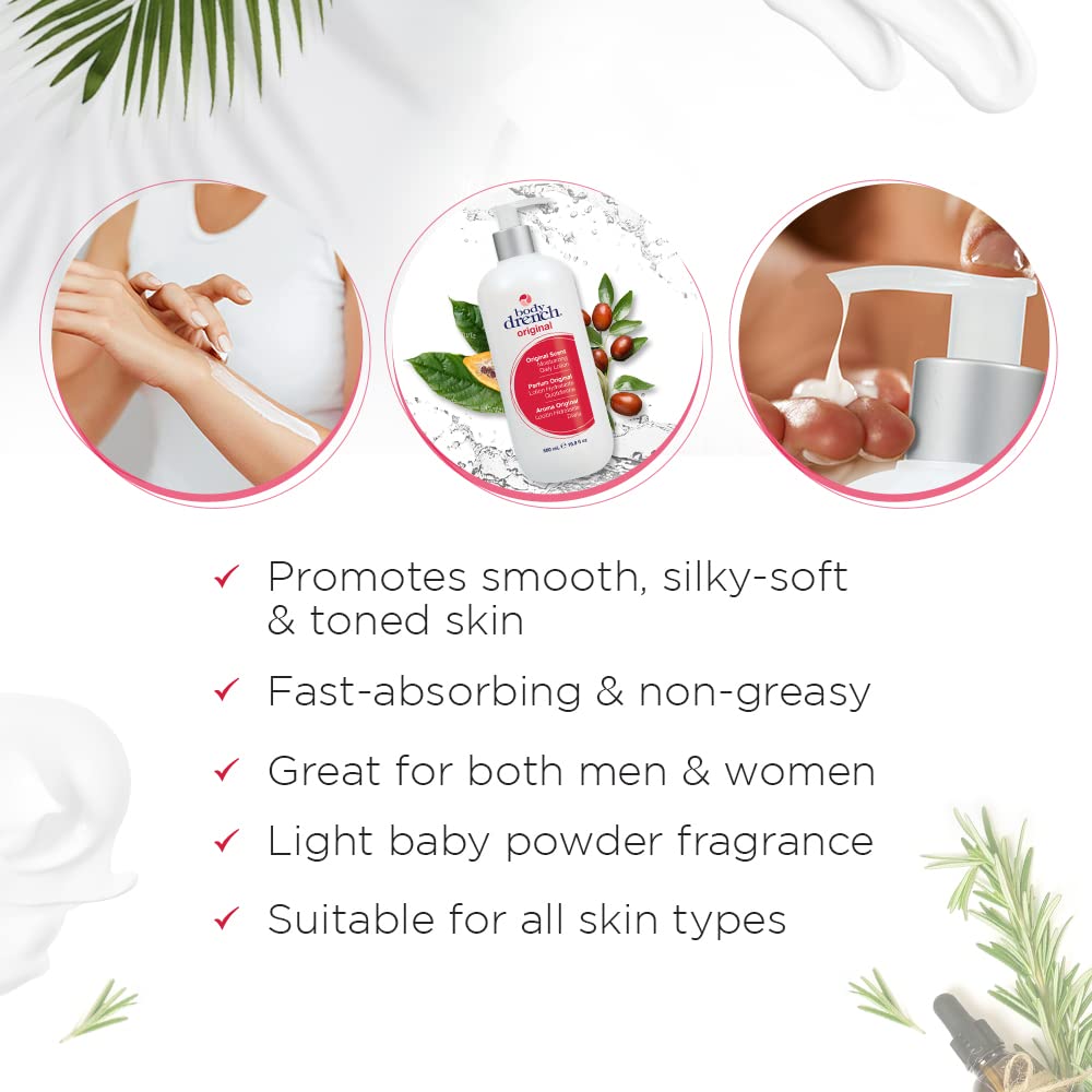 Body Drench Moisturizing Lotion, 16.9 Ounce