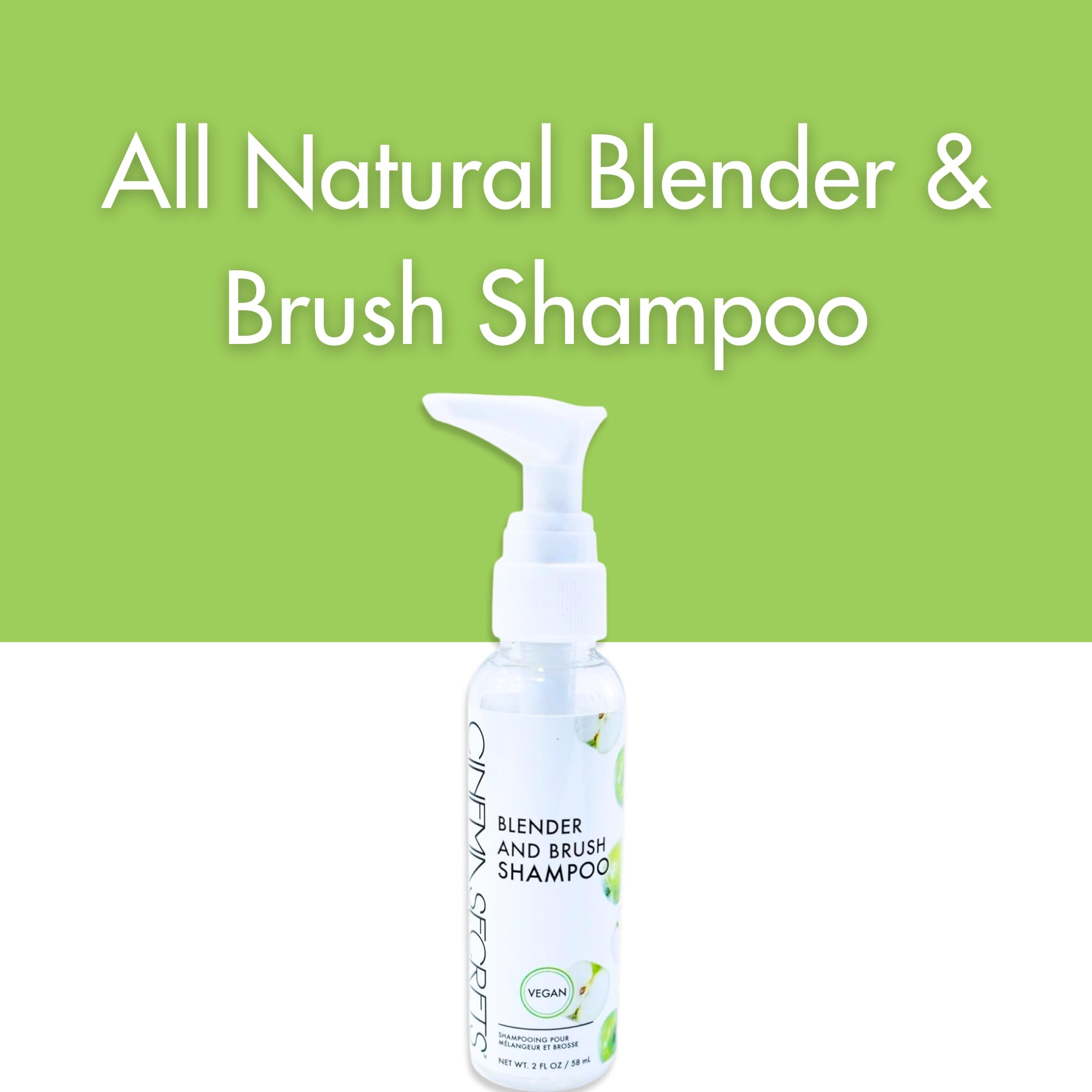 Cinema Secrets Brush & Sponge Cleansing Shampoo, 2oz