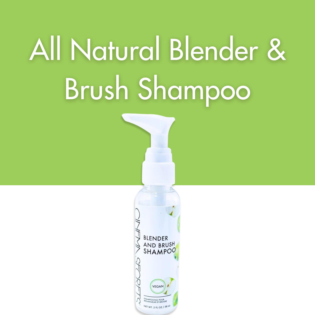 Cinema Secrets Brush & Sponge Cleansing Shampoo, 2oz