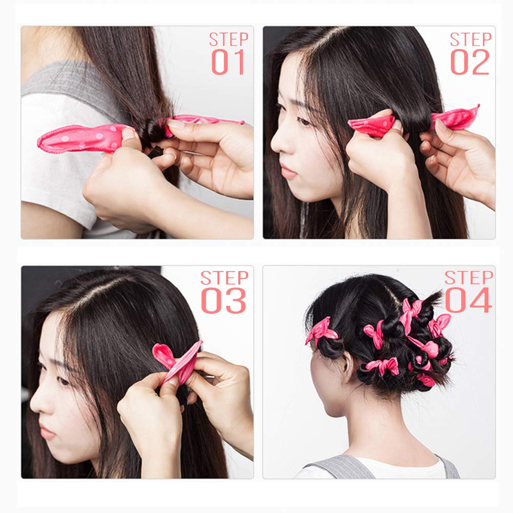 Dababell sponge hair rollers soft sleep foam hair curlers 40 pces pillow hair care DIY styling set