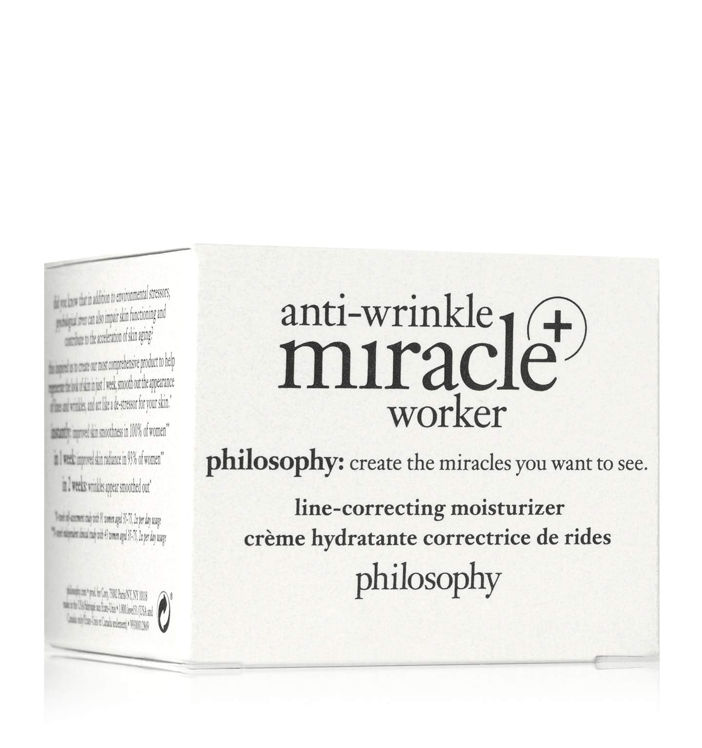 Philosophy Anti-Wrinkle Miracle Worker Line Correcting Moisturizer Travel, 0.5 Ounce