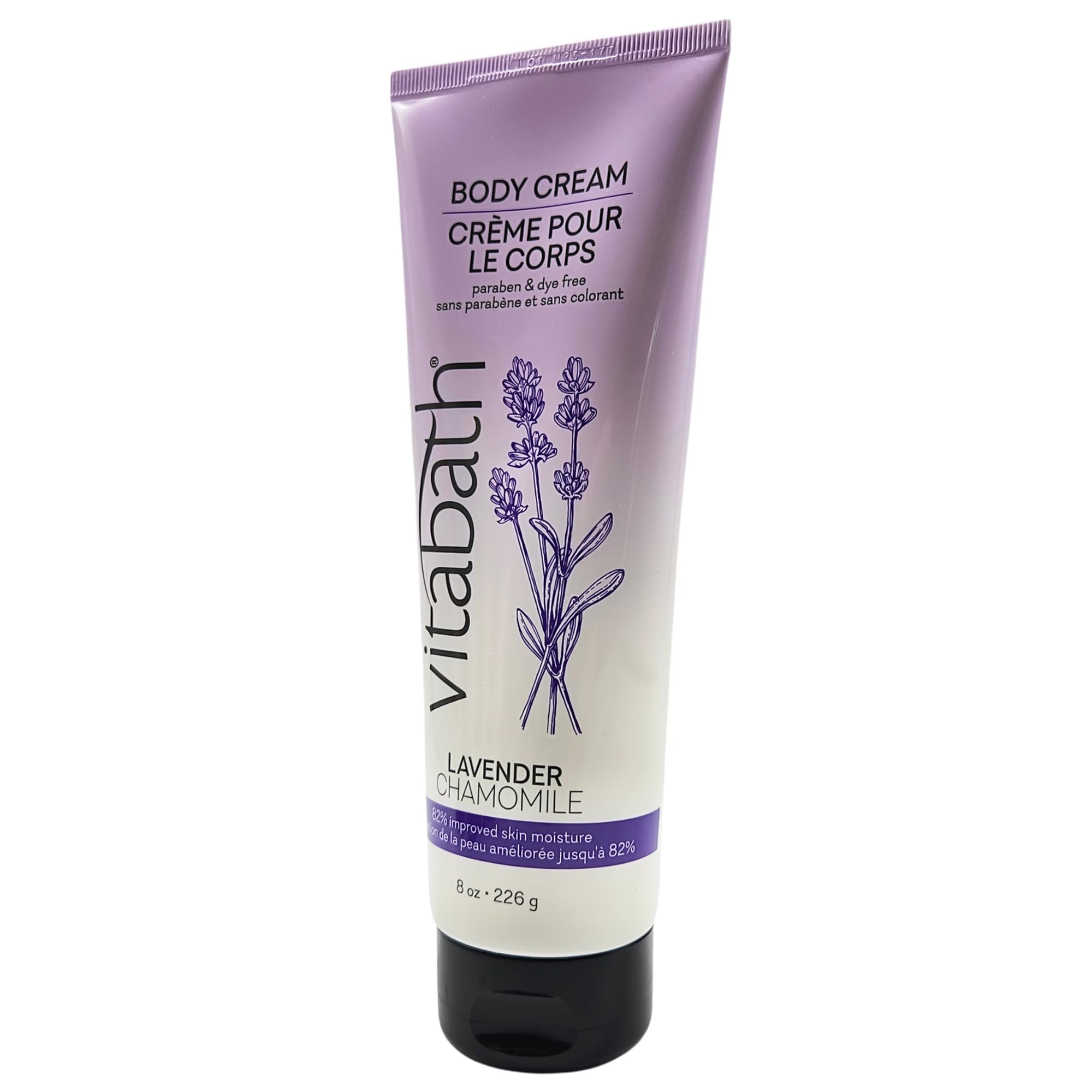Vitabath Body Cream, Lavender Chamomile, 8 Fluid Ounce