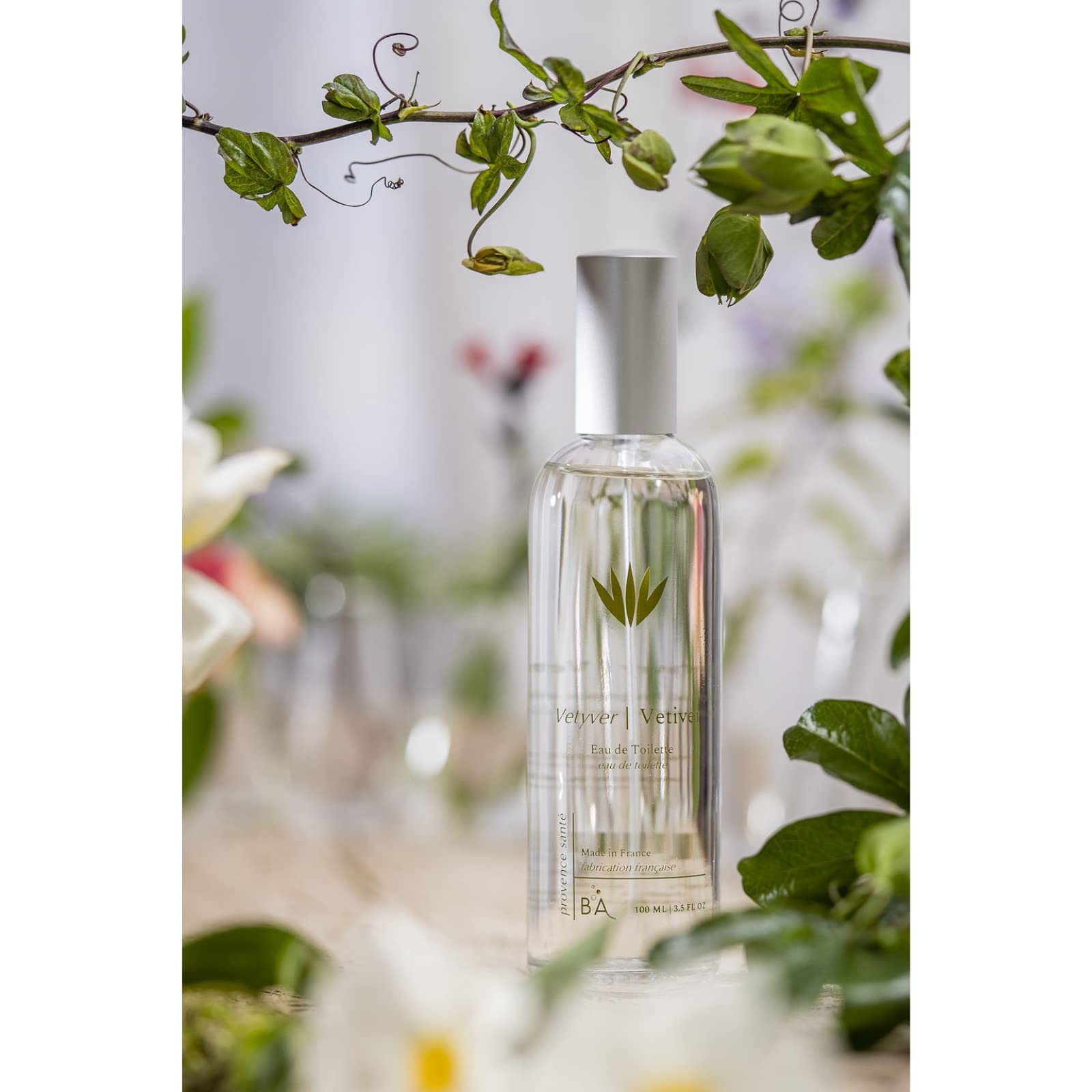 PROVENCE SANTE PS Eau de Toilette Vetiver, 1 Glass Bottle in a cardborad tube