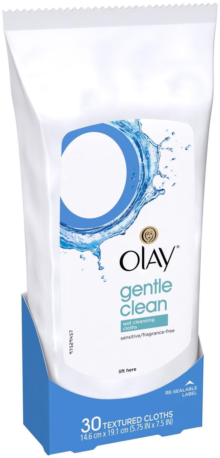 Olay Sensitive Wet Cleansing Towelettes, 30 ct
