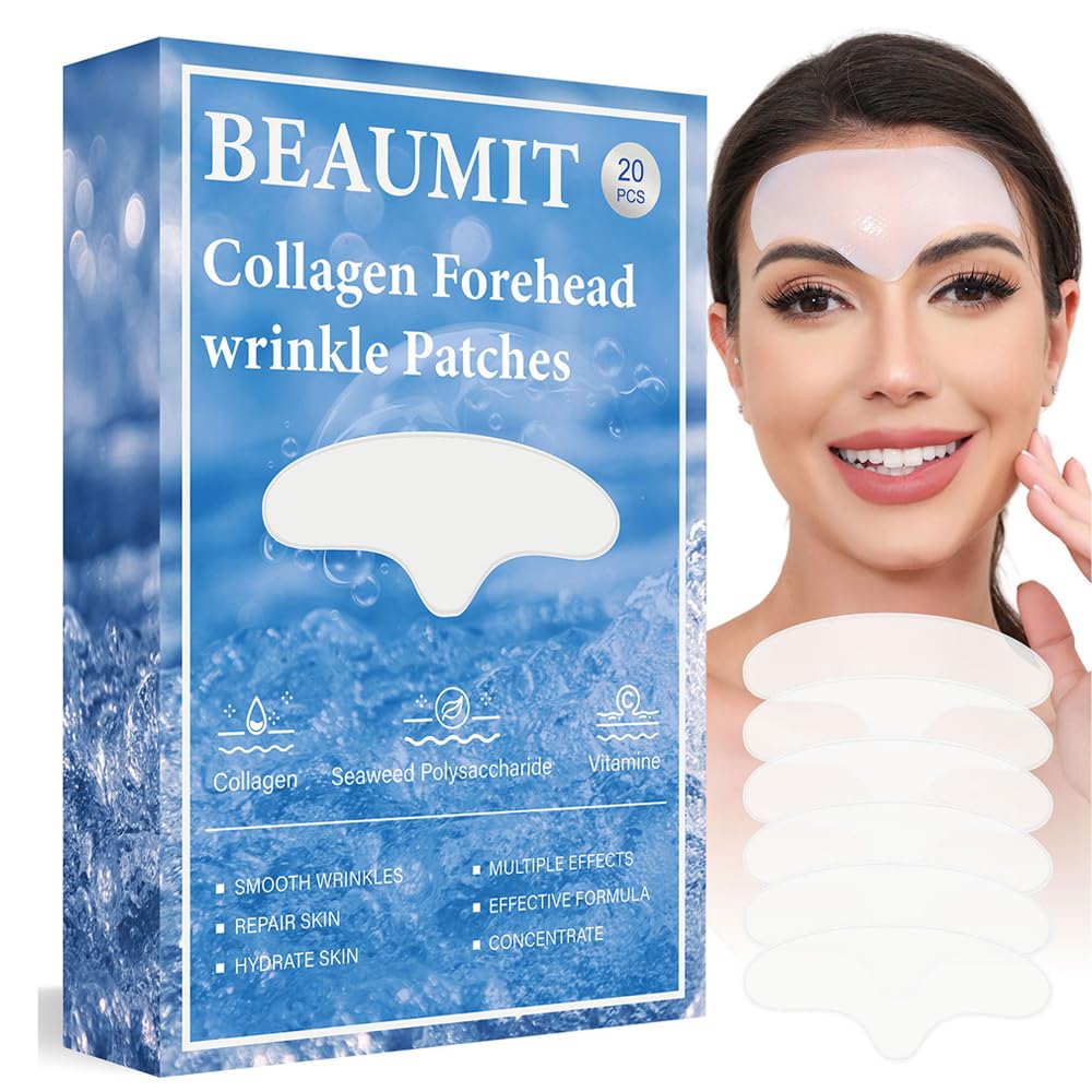 Okela Forehead Wrinkle Patches 20 pcs with Collagen, Vitamin, Anti Wrinkle Patches, Forehead Wrinkles Beauty Treatment