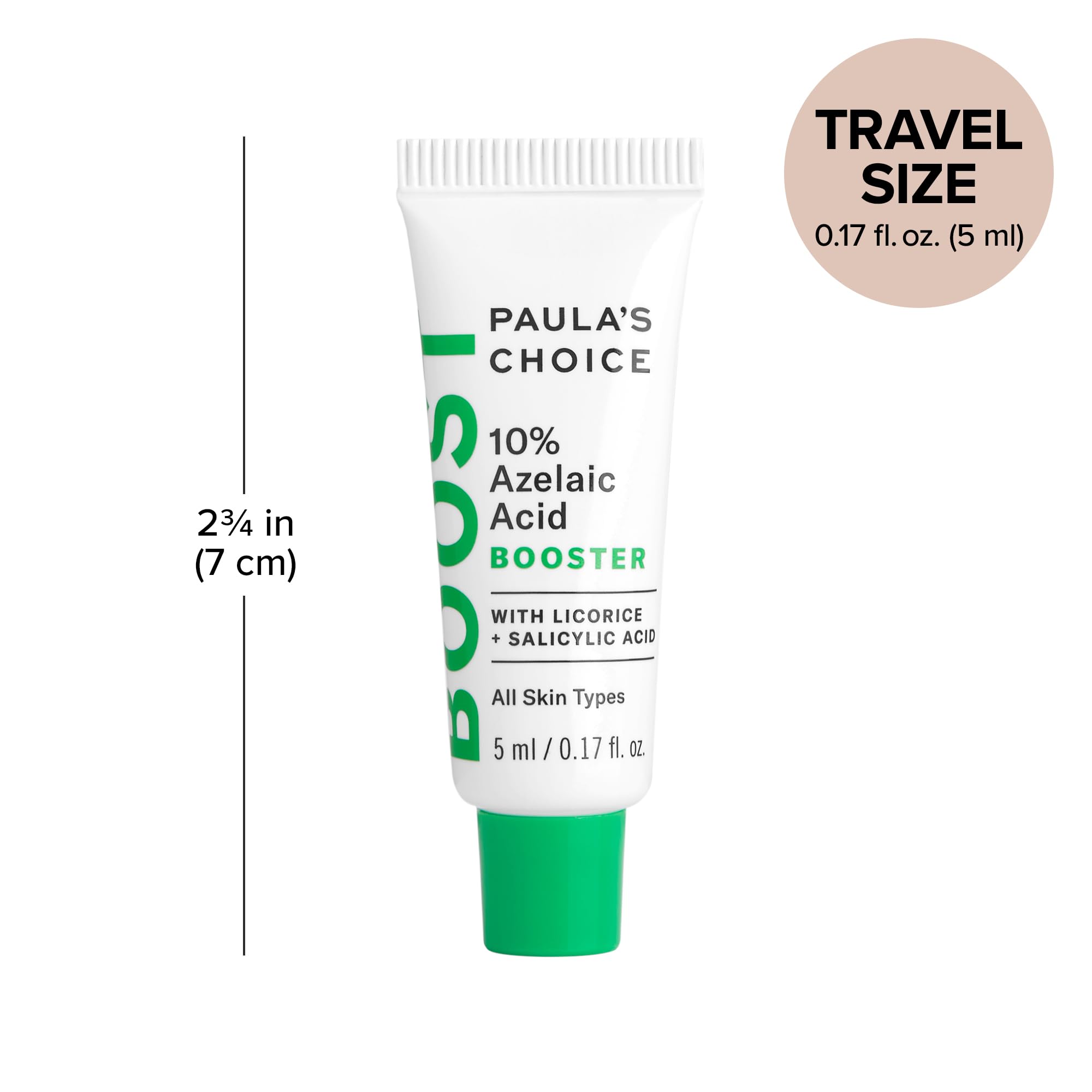 Paula’s Choice BOOST 10% Azelaic Acid Booster Cream Gel, Oil-Free Serum Fades Discoloration & Post-Blemish Marks, with Licorice Extract & Salicylic Acid, Fragrance-Free, 0.17 Fl. Oz.