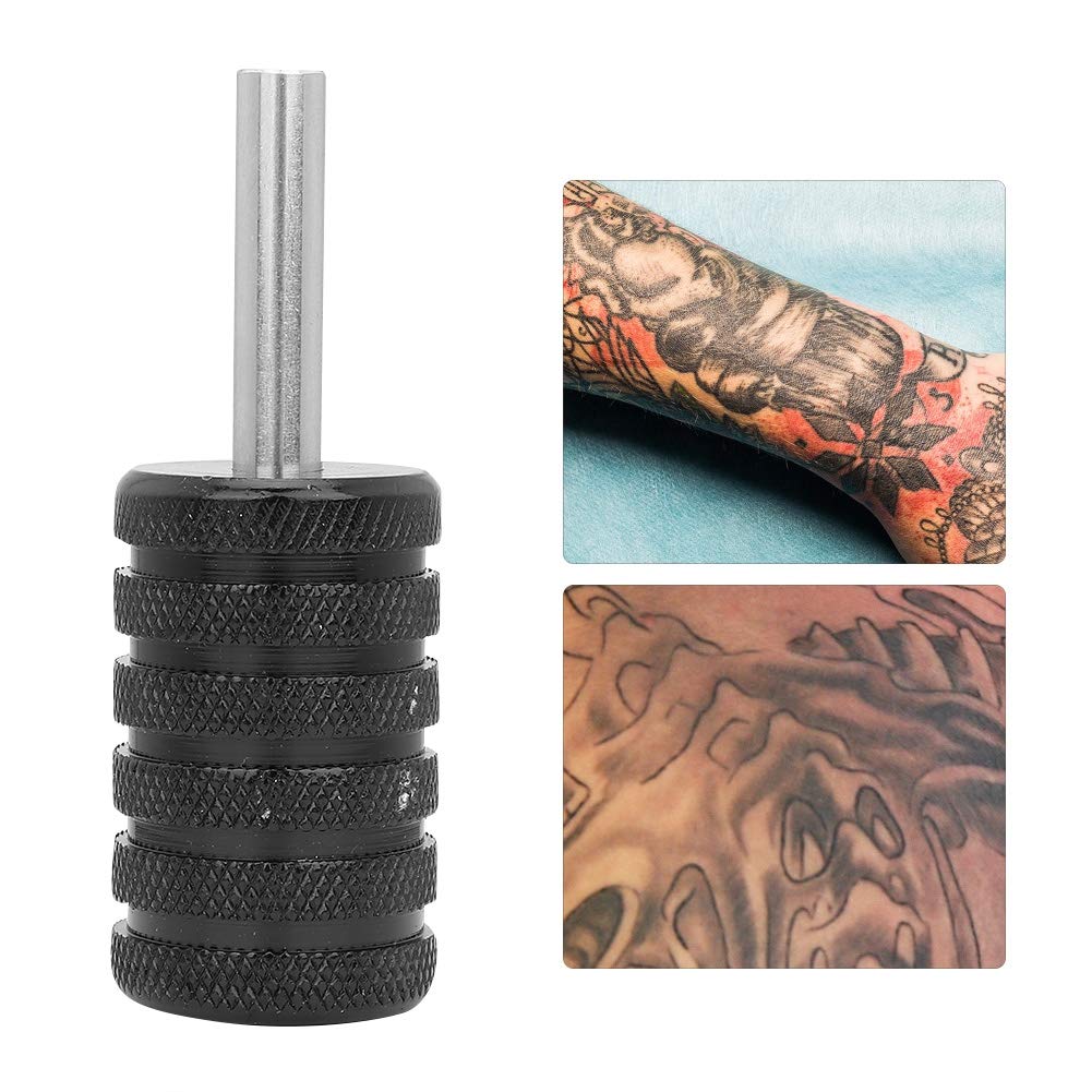 Tattoo Machine Grip, Professional Non-slip Shockproof Tattoo Handle for Professional Tattoo Artists or Beginners Tattoo Tubes Accessory(35mm)