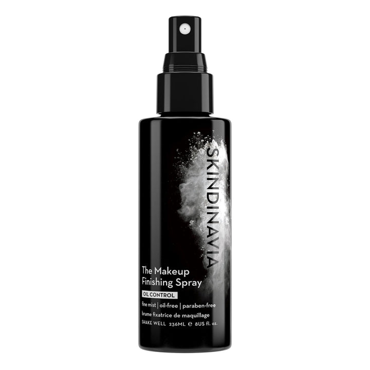 Skindinavia The Makeup Finishing Spray, Oil Control Setting Spray, For Oily Skin, Temperature-Control for All-Day Wear, Long-Lasting Up to 16+ Hours, Heat-Resistant & Waterproof, Fine Mist (8 Oz)