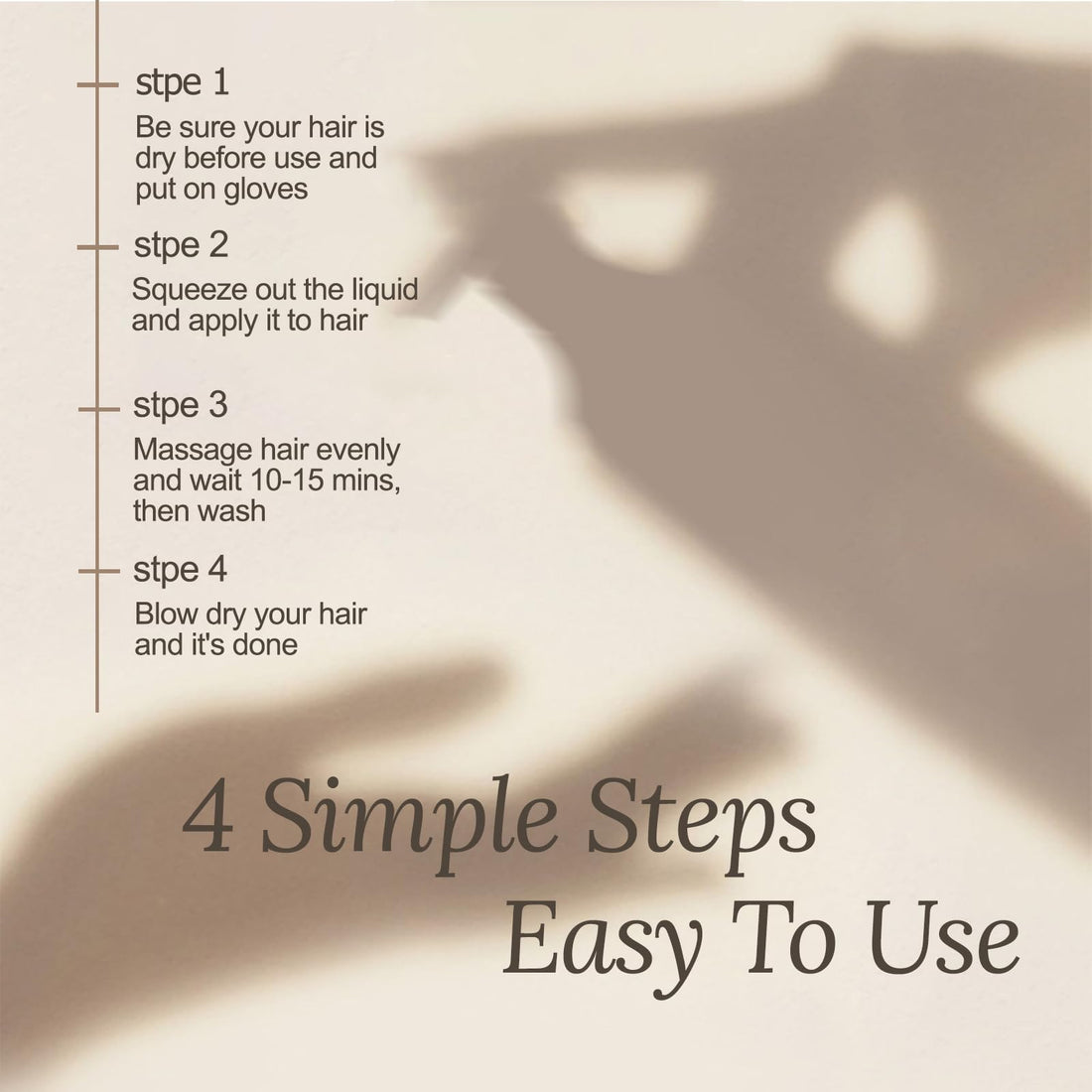 Hair Dye Shampoo 3 in 1, Hair Color Shampoo, Semi-Permanent Hair Color, Instant Light Brown Hair Dye, Safe & Professional Hair Dye Shampoo, Easy To Use, For Salon & Home DIY 16.9 FL OZ (Light Brown)