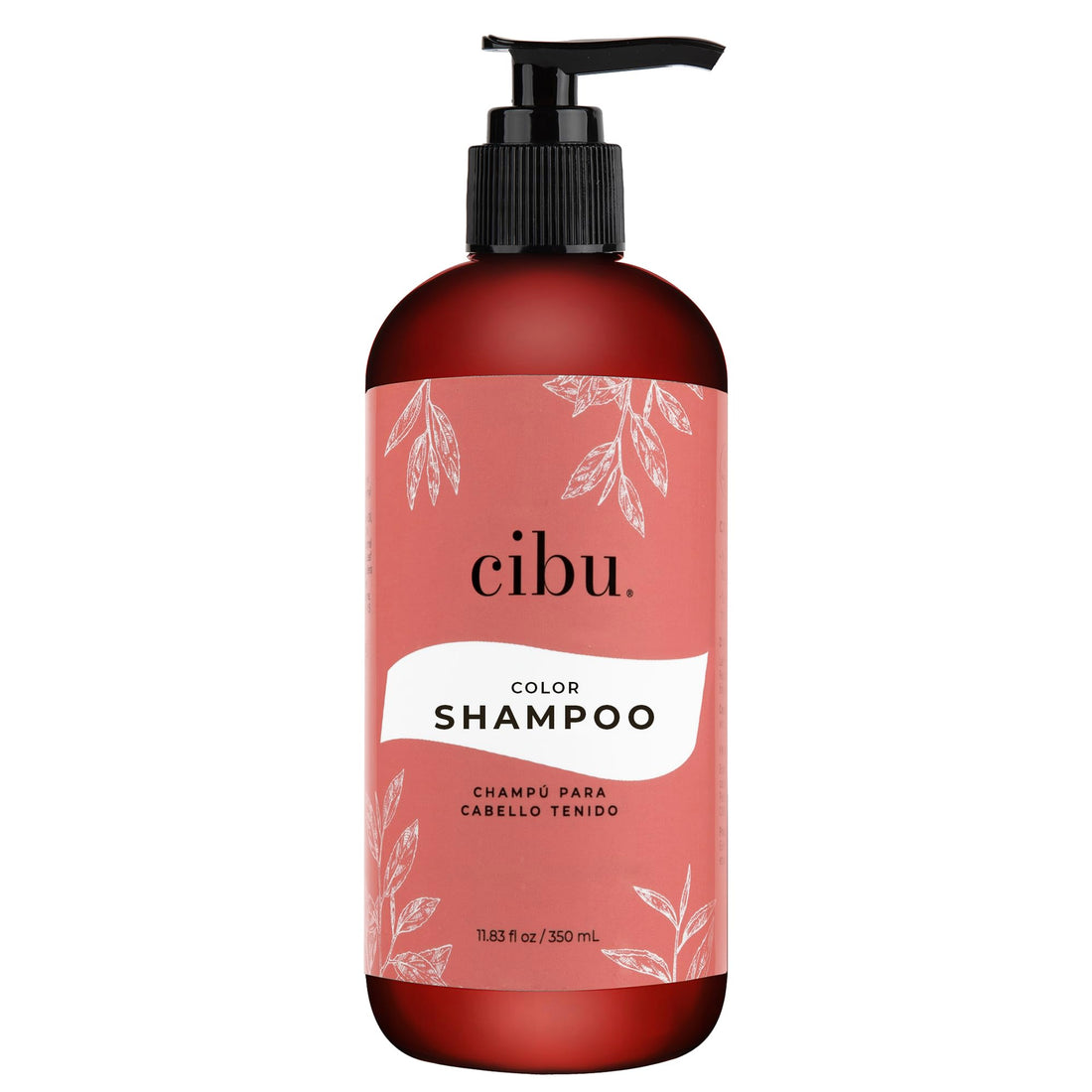 CIBU Color Shampoo 30011 For Dry, Color-Treated Hair - Gently Cleanses, Hydrates And Strengthens - Revitalize Hair and Scalp - Refreshing Scent - 11.83oz