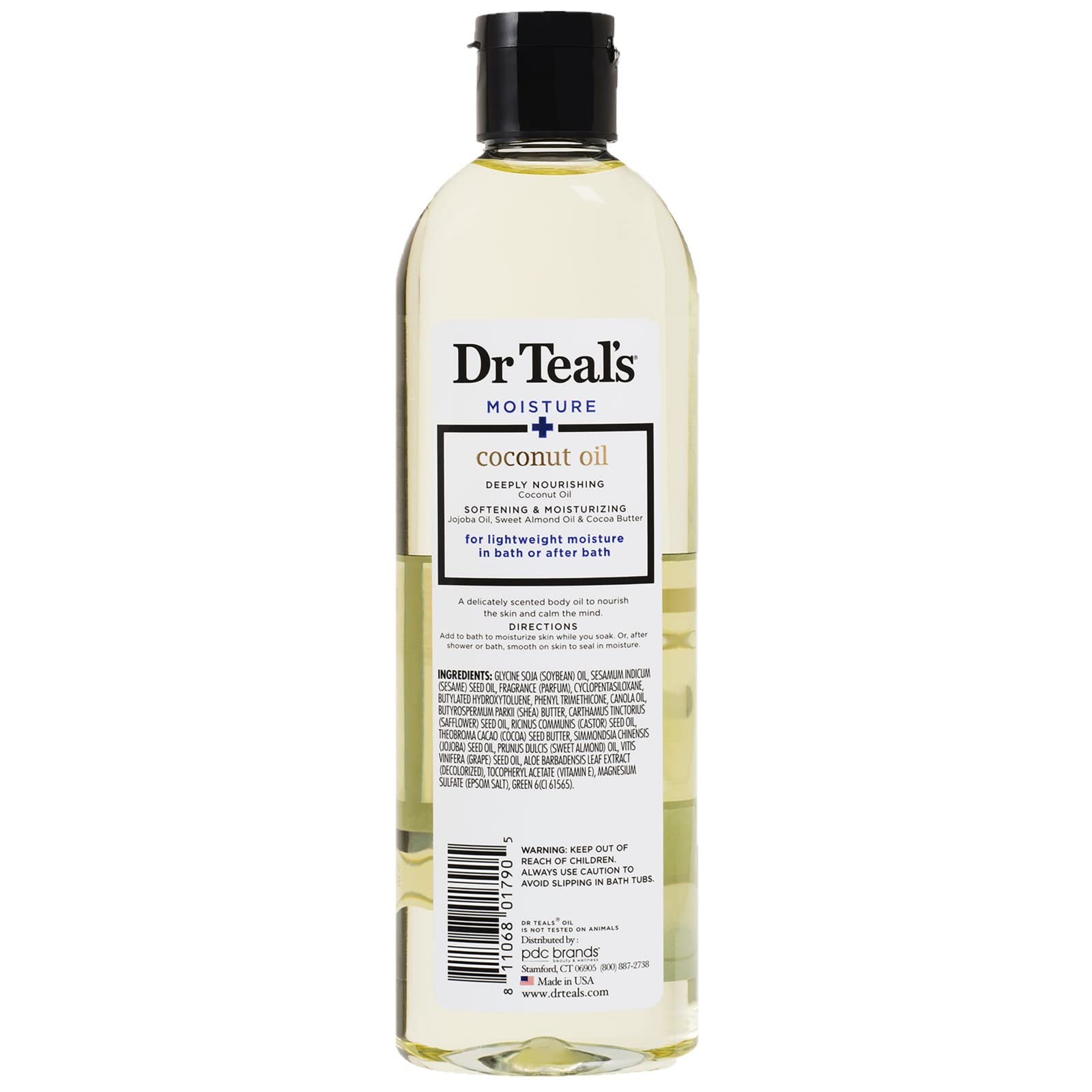 Dr. Teals Bath & Body Oil Variety Gift Set (2 Pack, 8.8oz Ea.) - Ultra Rich Shea Butter & Nourishing Coconut Oil - Essential Oils Hydrate Skin & Alleviate Daily Stress - At Home Spa Kit