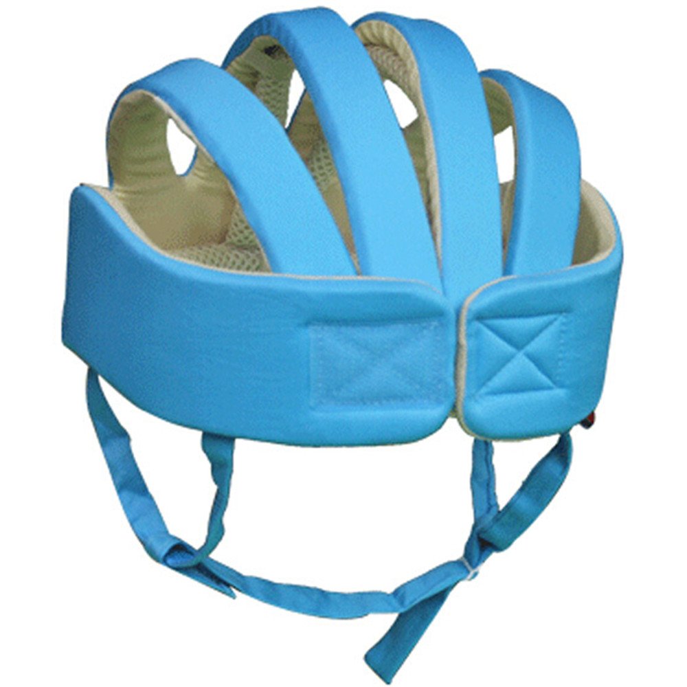 Huifen Adjustable Baby Head Protector, Baby Helmets for Crawling Walking Lightweight Safety Baby Helmet Jumping Running Breathable Hat Infant Essentials Toddler Helmets 6-24 Months (Blue)