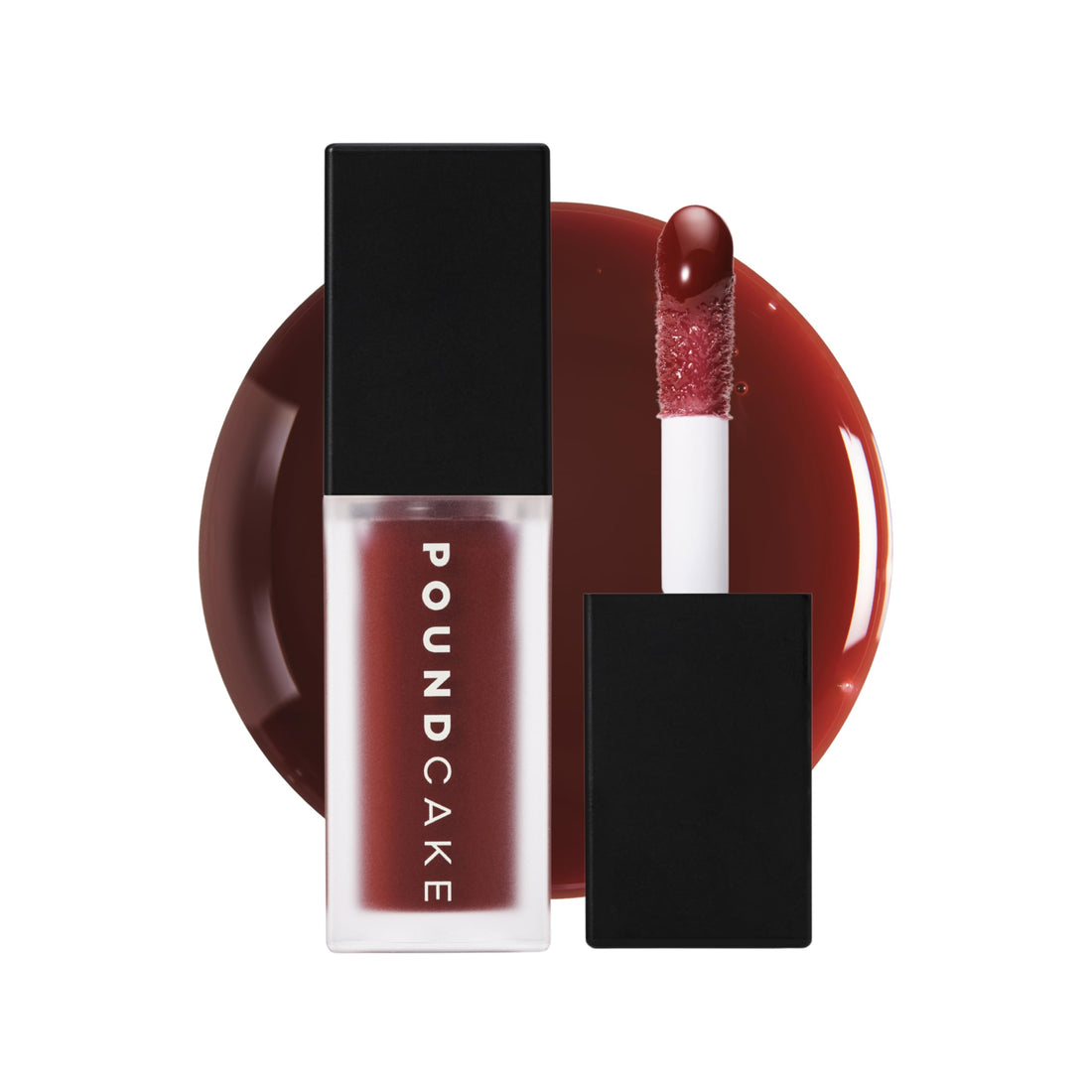 POUND CAKE Cake Theory: Lip Tone Equalizing Oil | For Balanced Lip Color | Hydrating and High-Shine Blurring Lip Oil with Purple Brown Tint | Clean, Vegan, and Moisturizing Formula – 0.23 oz, Browning