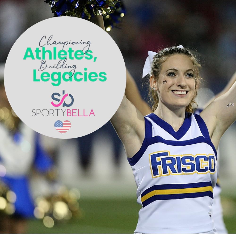 Infinity Collection Infinity Collection Cheer Hair Ties- Girls Cheer Hair Accessories- Cheerleading Elastics For Cheerleaders & Cheer Teams