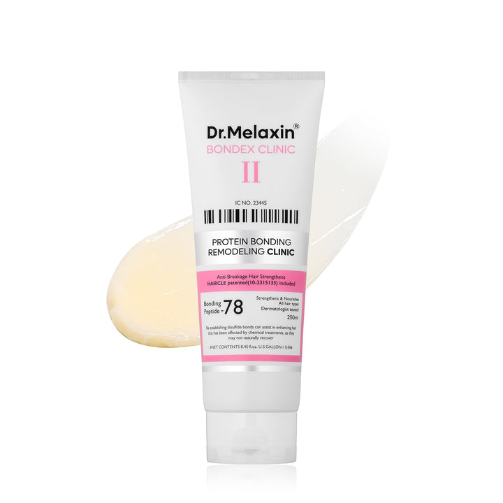 Dr.Melaxin Bondex Protein Bonding Remodeling Conditioner with Argan Oil | Hair Clinic for Shiny Hair | Strengthening Keratin & Peptides Bonder | Repair & Restore Strength of Dry, Damaged Hair